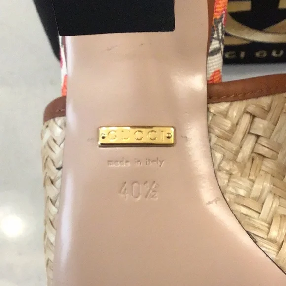 Gucci Mabel Interlocking GG Slide Sandal size 40.5 - Picture 8 of 11